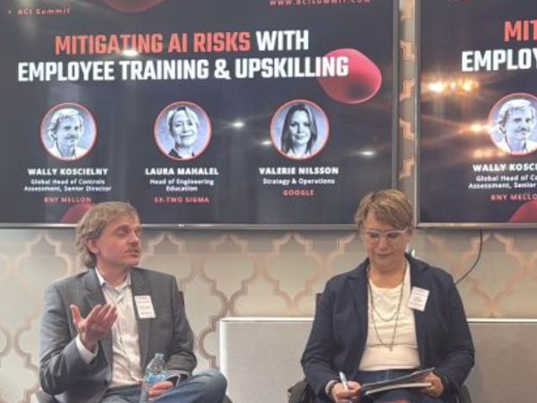 Wally Koscielny on the BCI Summit panel Mitigating AI Risks with Employee Training and Upskilling
